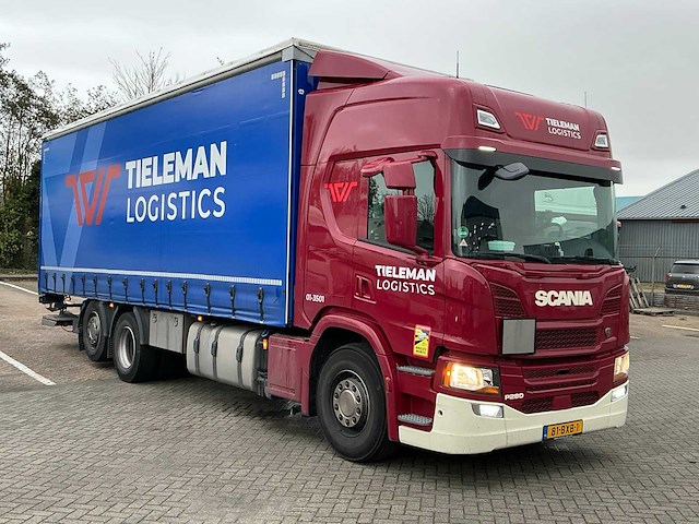 2023 scania p280 vrachtwagen met huifopbouw - afbeelding 23 van  41