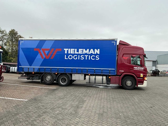 2023 scania p280 vrachtwagen met huifopbouw - afbeelding 34 van  41