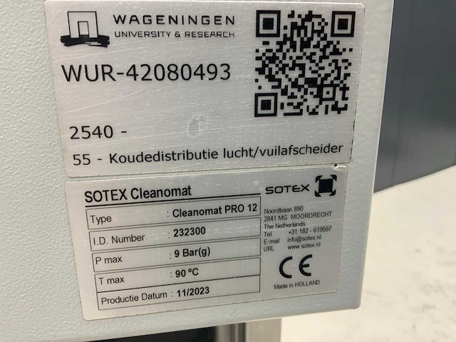 2023 sotex cleanomat pro 12 koudedistributie lucht/vuilafscheider - afbeelding 7 van  7
