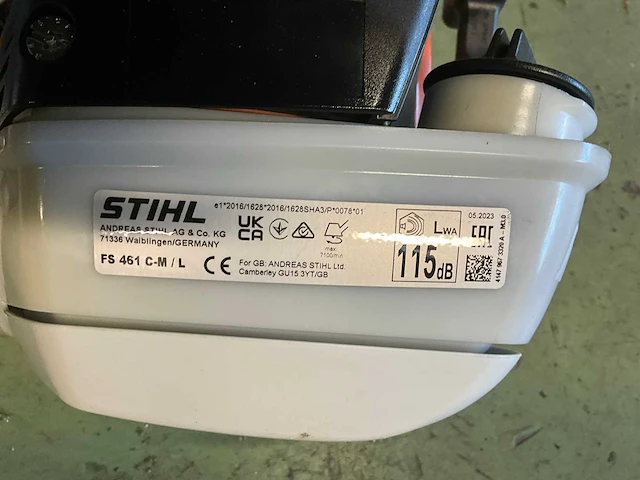 2023 stihl fs 461 benzine bosmaaier - afbeelding 5 van  5