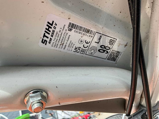 2023 stihl rm 655 v grasmaaier - afbeelding 9 van  9