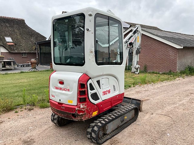 2023 takeuchi tb216 minigraafmachine - afbeelding 26 van  29
