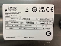 2023 thermowetenschappelijke heracell vios 160i cr laboratorium co2-incubator (2x) - afbeelding 8 van  8