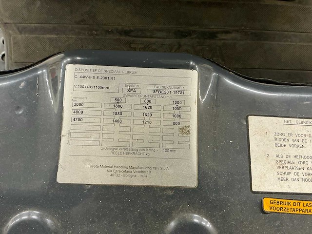 2023 toyota 8fbe20t vorkheftruck - afbeelding 13 van  22