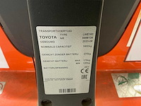 2023 toyota bt levio lwe160 elektrische palletwagen - afbeelding 4 van  13