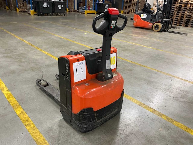 2023 toyota bt levio lwe160 elektrische palletwagen - afbeelding 9 van  12