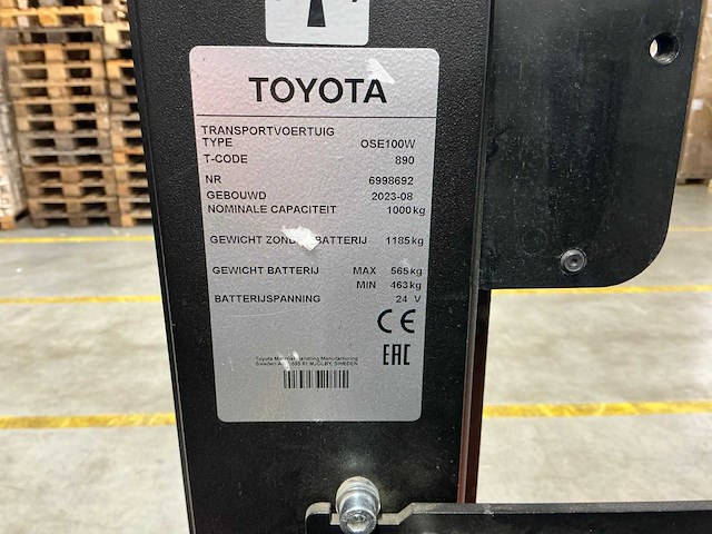 2023 toyota ose100w man-up truck - afbeelding 5 van  14