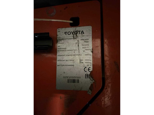 2023 toyota rfe160h reach truck - afbeelding 15 van  24