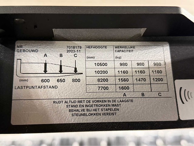 2023 toyota rfe160h reach truck - afbeelding 14 van  22
