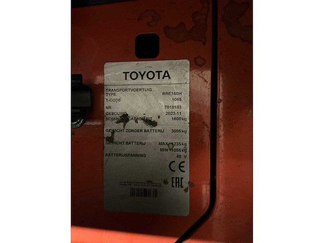 2023 toyota rfe160h reach truck - afbeelding 15 van  24