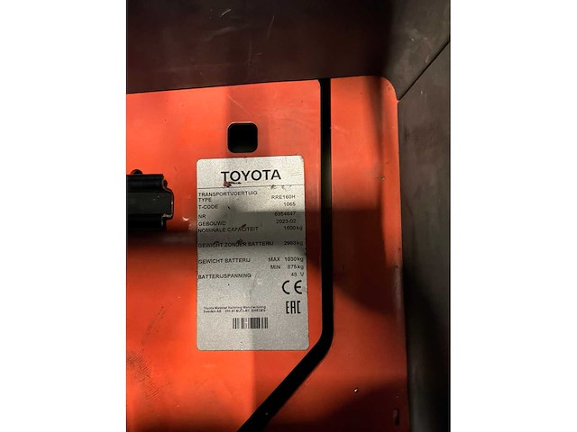 2023 toyota rre160h reachtruck - afbeelding 5 van  14