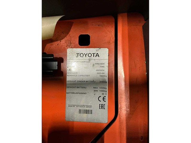2023 toyota rre160h reachtruck - afbeelding 15 van  23