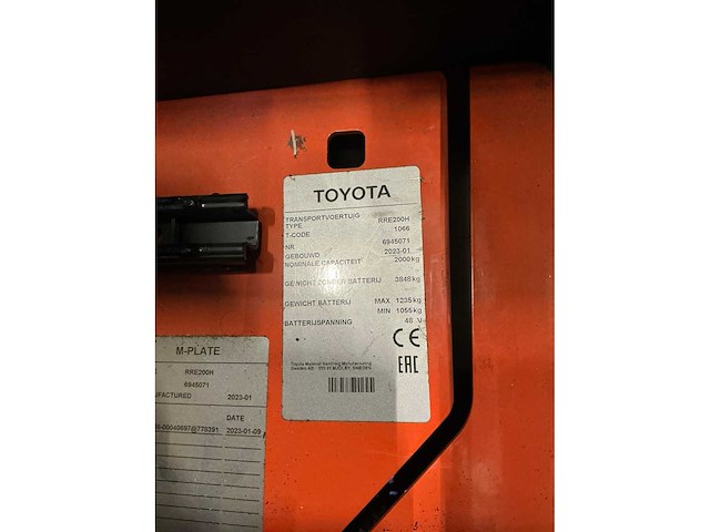 2023 toyota rre200h reachtruck - afbeelding 18 van  25