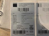 2023 trumpf vhf 3000-10/40 - match 1010/40 plasma combi (18x) - afbeelding 7 van  8