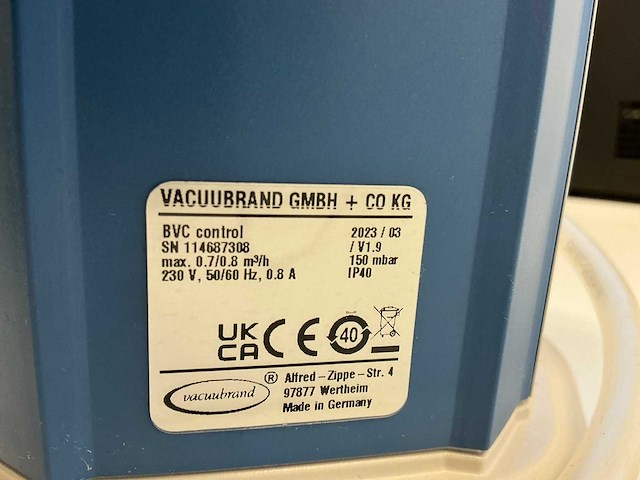 2023 vacuubrand bvc besturingssysteem voor vloeistofaspiratie - afbeelding 5 van  5