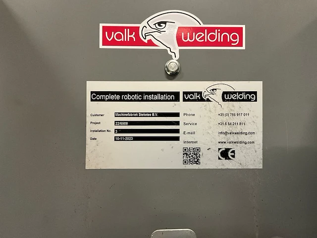 2023 valk welding duo panasonic track-yx-rl-fh lasrobot opstelling - afbeelding 35 van  40
