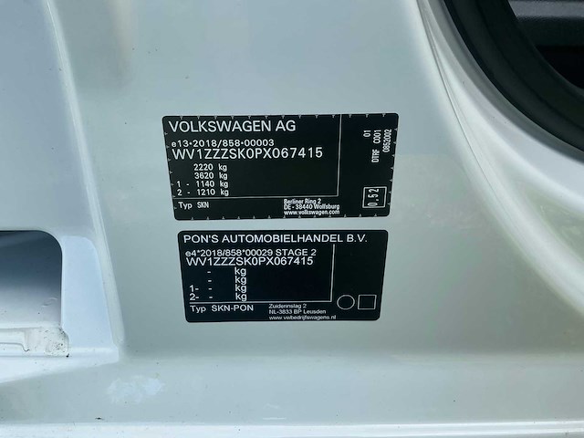 2023 volkswagen caddy cargo 2.0 tdi comfort bedrijfswagen - afbeelding 43 van  48
