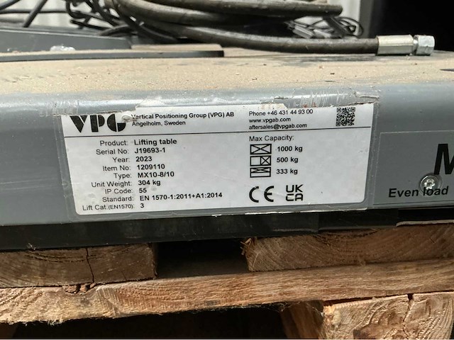 2023 vpc mx10-8/10 hefplateau - afbeelding 5 van  5