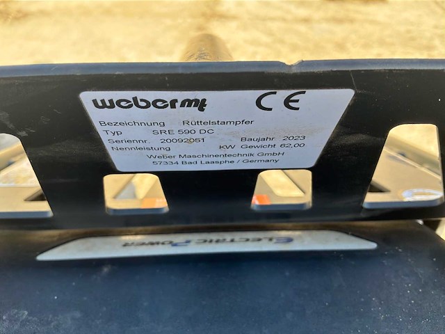 2023 weber mt sre 590 dc accu trilstamper - afbeelding 3 van  13
