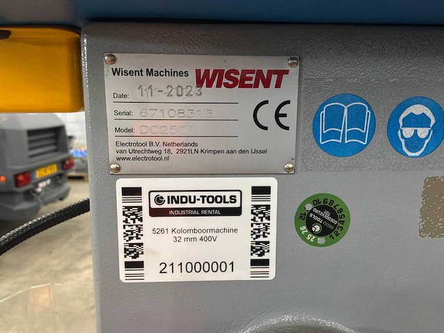 2023 wisent dc2509 kolomboormachine - afbeelding 8 van  17