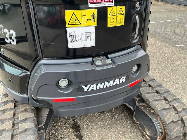 2023 yanmar vio 33-6 minigraafmachine - afbeelding 37 van  43
