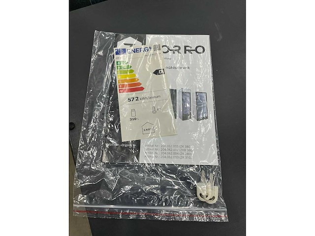 2023 zorro zk310 glasdeur koelkast - afbeelding 7 van  7