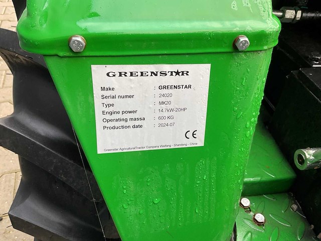 2024 - greenstar - mk20 - minitractor - afbeelding 8 van  25