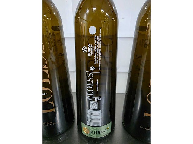 2024 - loes rueda witte wijn fles (9x) - afbeelding 3 van  3
