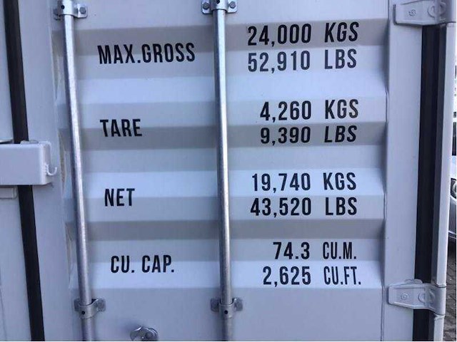 2024 - lypu - 40 ft hq high cube - opslag container met 4 zijdeuren - afbeelding 25 van  31