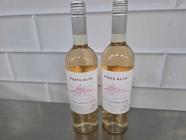 2024 - rosé forte alto pinot grigio witte wijn fles (11x) - afbeelding 1 van  4