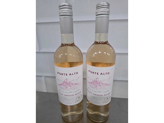 2024 - rosé forte alto pinot grigio witte wijn fles (11x) - afbeelding 2 van  4