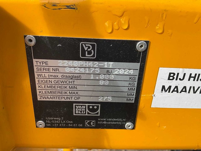 2024 2240ph42-1t pallethaak - afbeelding 8 van  8
