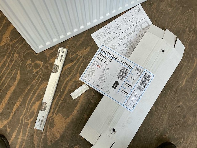 2024 4-connections naked 11 radiator 500x800mm (6x) - afbeelding 4 van  6