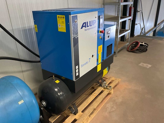 2024 alup sonetto7,5 + 200 schroefcompressor - afbeelding 3 van  10