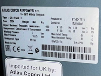 2024 atlas copco ga11vsds ff schroefcompressor met ingebouwde luchtdroger - afbeelding 8 van  16
