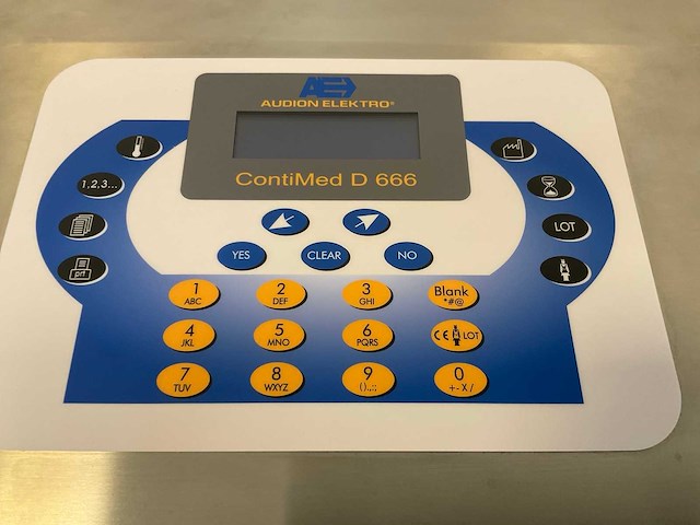 2024 audion elektro contimed d 666 medische rvs doorloop sealmachine - afbeelding 2 van  7