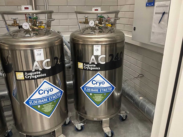 2024 auguste cryogenics ac240pb cryoopslag- en transportvaartuig - afbeelding 1 van  4