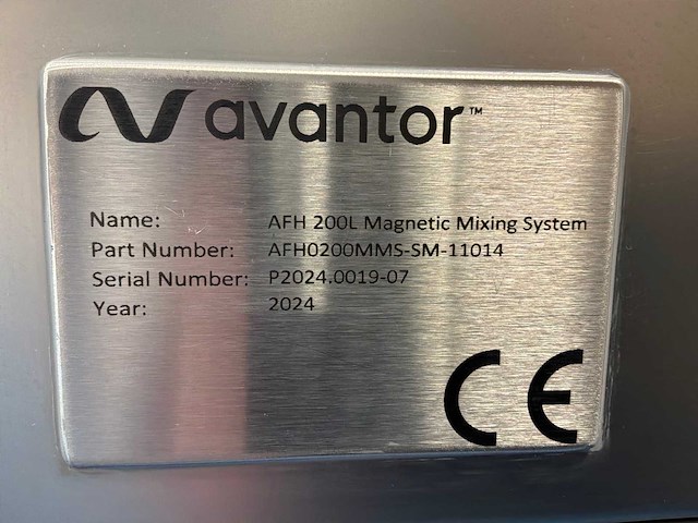 2024 avantor afh 200l mobiel magnetisch mixersysteem - afbeelding 7 van  7