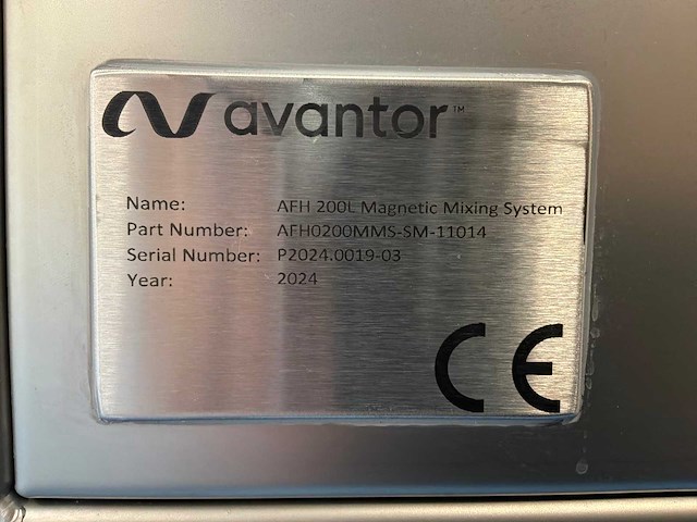 2024 avantor afh 200l mobiel magnetisch mixersysteem - afbeelding 7 van  7