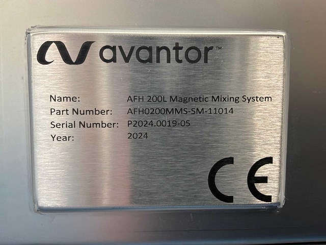 2024 avantor afh 200l mobiel magnetisch mixersysteem - afbeelding 7 van  7