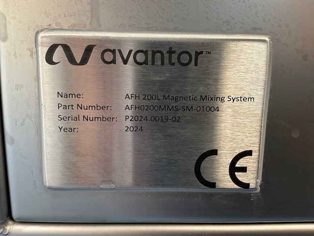 2024 avantor afh 200l mobiel magnetisch mixersysteem - afbeelding 6 van  6