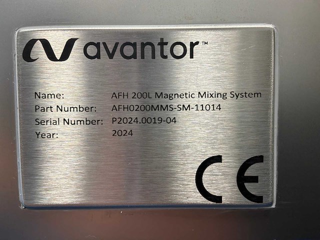 2024 avantor afh 200l mobiel magnetisch mixersysteem - afbeelding 8 van  8