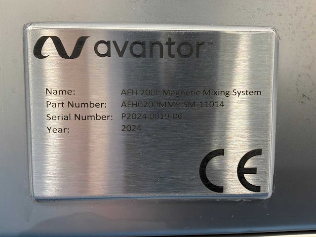 2024 avantor afh 200l mobiel magnetisch mixersysteem - afbeelding 1 van  7
