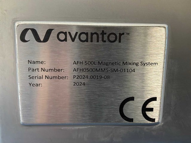 2024 avantor afh 500l mobiel magnetisch mixersysteem - afbeelding 7 van  7