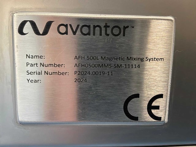 2024 avantor afh 500l mobiel magnetisch mixersysteem - afbeelding 7 van  7
