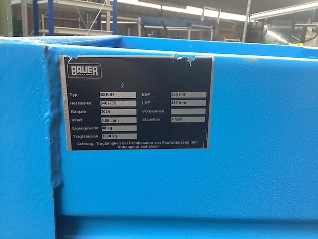 2024 bauer bks55 magazijnbak - afbeelding 6 van  7