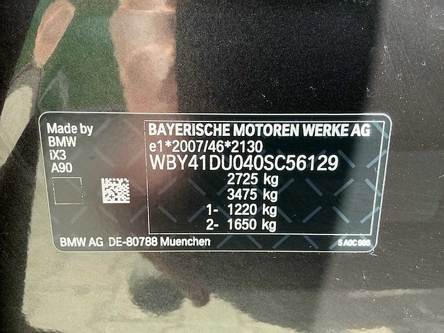 2024 bmw ix3 high executive m sport impressive personenauto - afbeelding 12 van  12