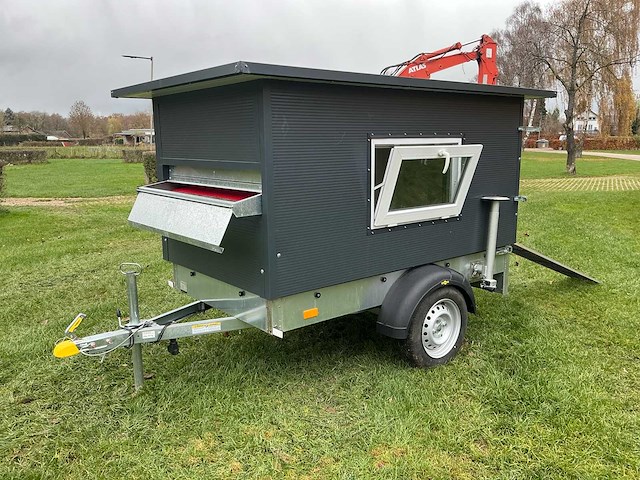 2024 bogi/humbaur kippenmobiel veeaanhangwagen/mobiel kippenhok - afbeelding 1 van  24