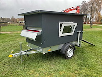 2024 bogi/humbaur kippenmobiel veeaanhangwagen/mobiel kippenhok - afbeelding 1 van  24