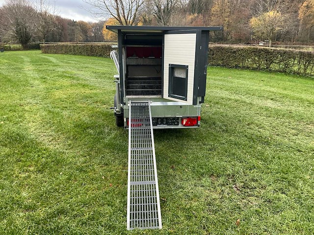 2024 bogi/humbaur kippenmobiel veeaanhangwagen/mobiel kippenhok - afbeelding 19 van  24